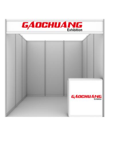 3X3 Shell Scheme Kiosk Exhibition Booth